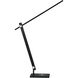 Task Portables 18.5 inch 8.00 watt Anodized Brushed Coal Table Lamp Portable Light, Wireless Charger