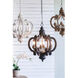 Anita 6 Light 18 inch Antique Black Chandelier Ceiling Light