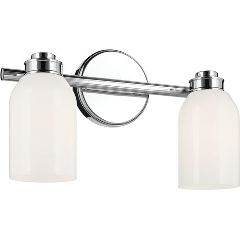 Shae 2 Light 15 inch Chrome Vanity Light Wall Light
