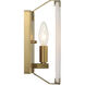 Glowstone Wall Sconce Wall Light in Legacy Brass