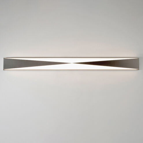 Novara LED 37 inch Satin Nickel Vanity Light Wall Light