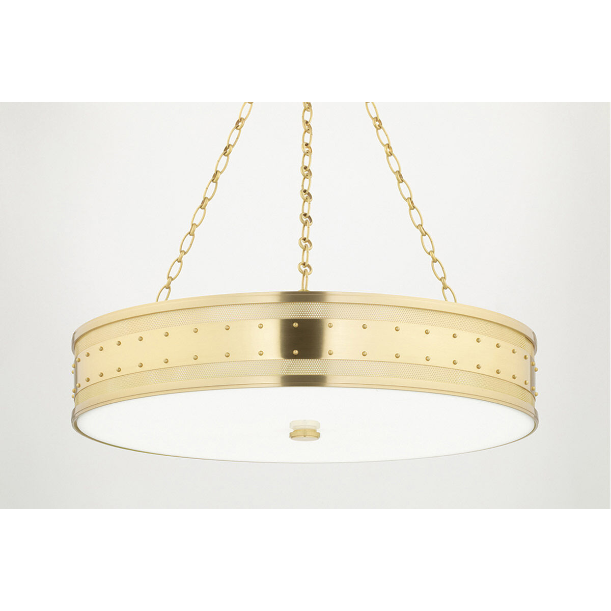 Gaines 6 Light 30 inch Aged Brass Pendant Ceiling Light