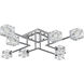 Lyra 8 Light 32 inch Chrome Flush Mount Ceiling Light