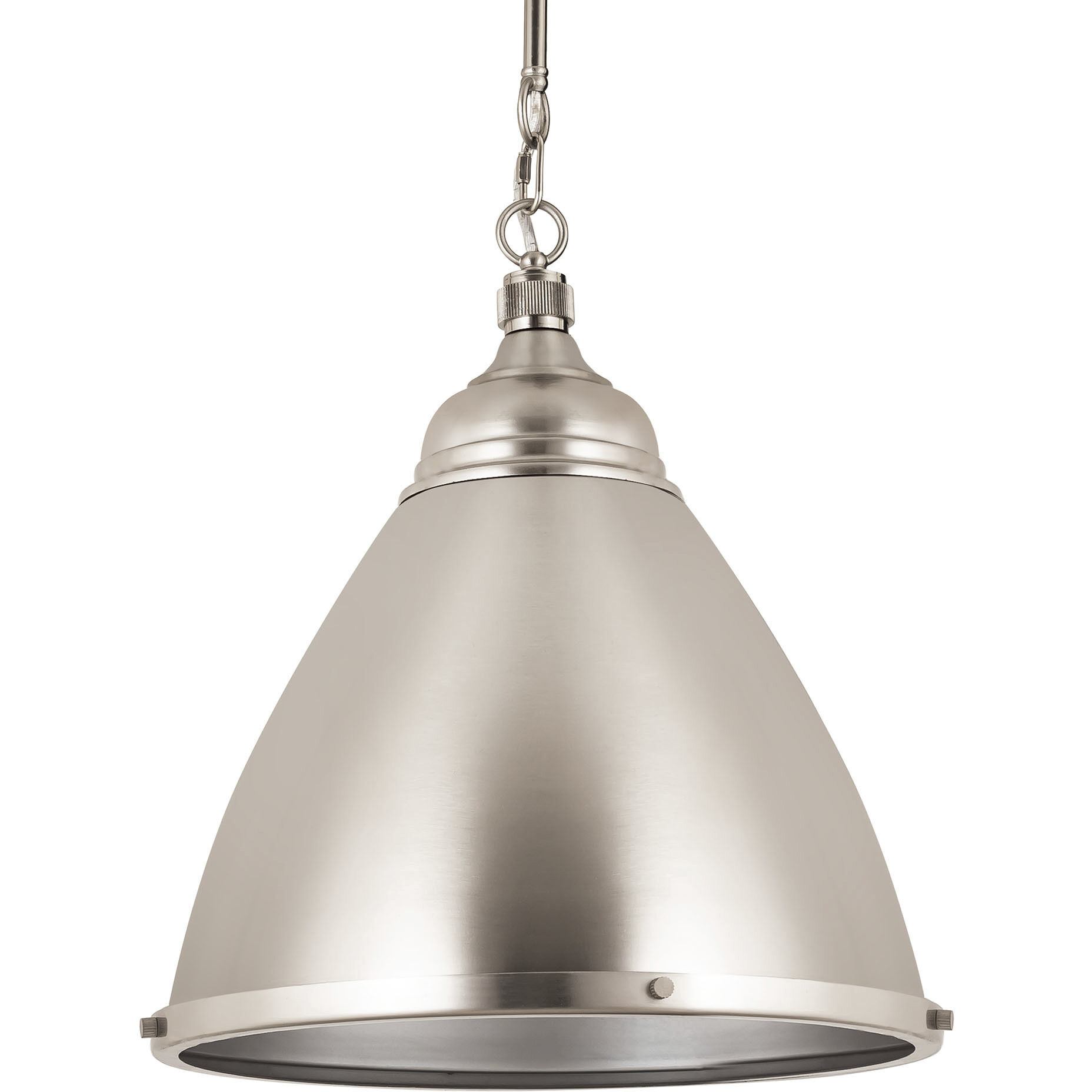Katelyn Pendant Ceiling Light in Brushed Steel