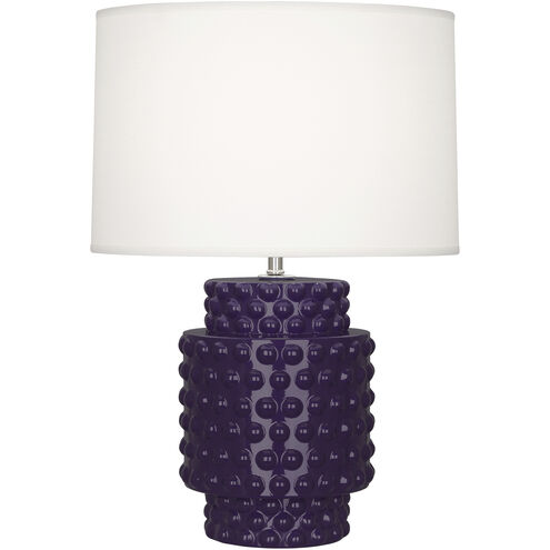 Dolly 21 inch 150 watt Amethyst Accent Lamp Portable Light