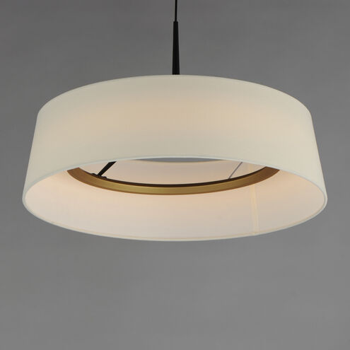 Paramount LED 21.25 inch Natural Aged Brass Single Pendant Ceiling Light