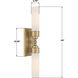 Wilcox Bath Wall Light in Aged Brass