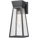 Lucian LED 17 inch Black Outdoor Wall Light