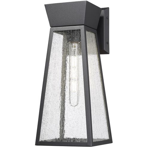 Lucian LED 17 inch Black Outdoor Wall Light