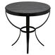 Byron 30 X 30 inch Matte Black Side Table