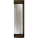 Crystal Bakehouse Wall Sconce Wall Light in Bronze, Crystal Shard Studio Glass, Indoor/Outdoor
