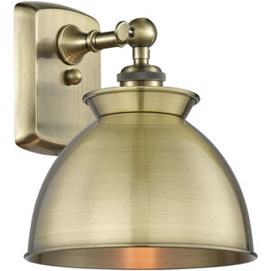 Adirondack 1 Light 8.13 inch Antique Brass Sconce Wall Light