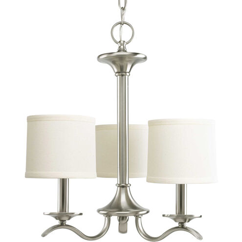 Briscoe 3 Light 17 inch Brushed Nickel Chandelier Ceiling Light