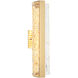 Niagara LED 4.75 inch Aged Gold Brass Bath Vanity Light Wall Light