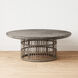 Refuge 40 X 40 inch Polished Concrete with Natural Coffee Table