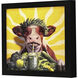 Health Guru 11 X 11 inch Non-Glass Framed Art, Propac