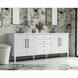 Blakely 84 X 34 inch White Bathroom Vanity Cabinet
