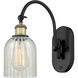 Ballston Caledonia 1 Light 5 inch Black Antique Brass Sconce Wall Light