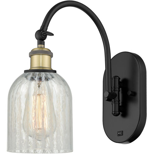 Ballston Caledonia 1 Light 5 inch Black Antique Brass Sconce Wall Light