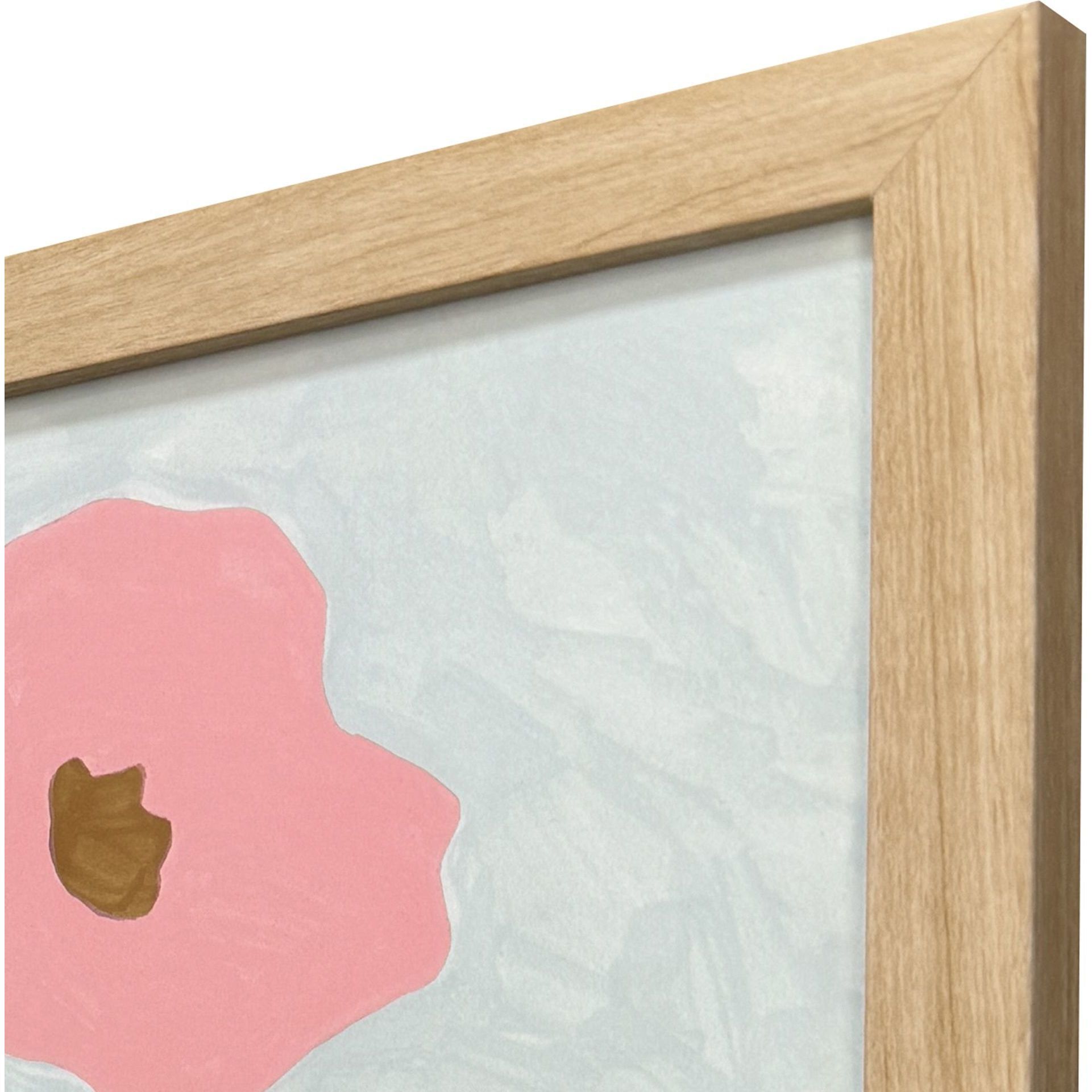 Whimsical Bloom Whimsical Dream Whimsical Oasis Pink and Green and Blue and Teal Framed Art, Propac