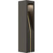 Cubical 12 7.4 watt Bronze Bollard Light in 3000K Warm White LED, WAC Landscape