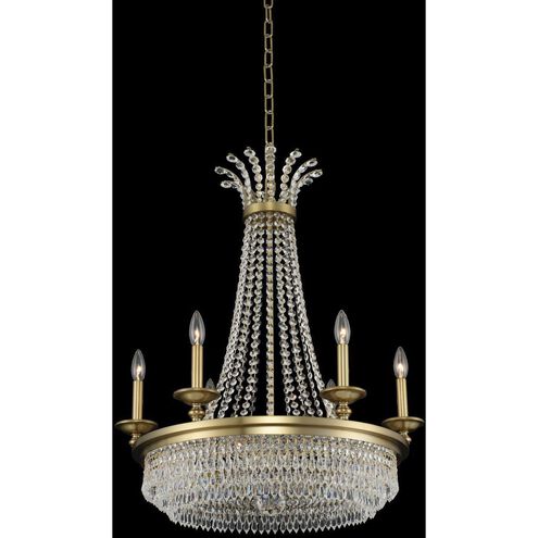 Tavo 9 Light 26 inch Winter Brass Chandelier Ceiling Light in Firenze