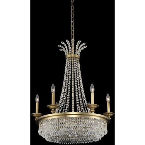 Tavo 9 Light 26 inch Winter Brass Chandelier Ceiling Light