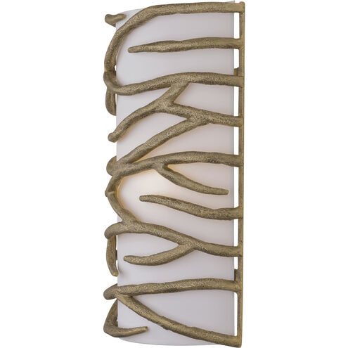 Branch Reality 2 Light 11 inch Textured Ashen Gold Wall Sconce Wall Light