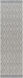 Napoli 96 X 30 inch Gray Rug, Runner