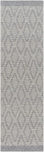 Napoli 96 X 30 inch Gray Rug, Runner