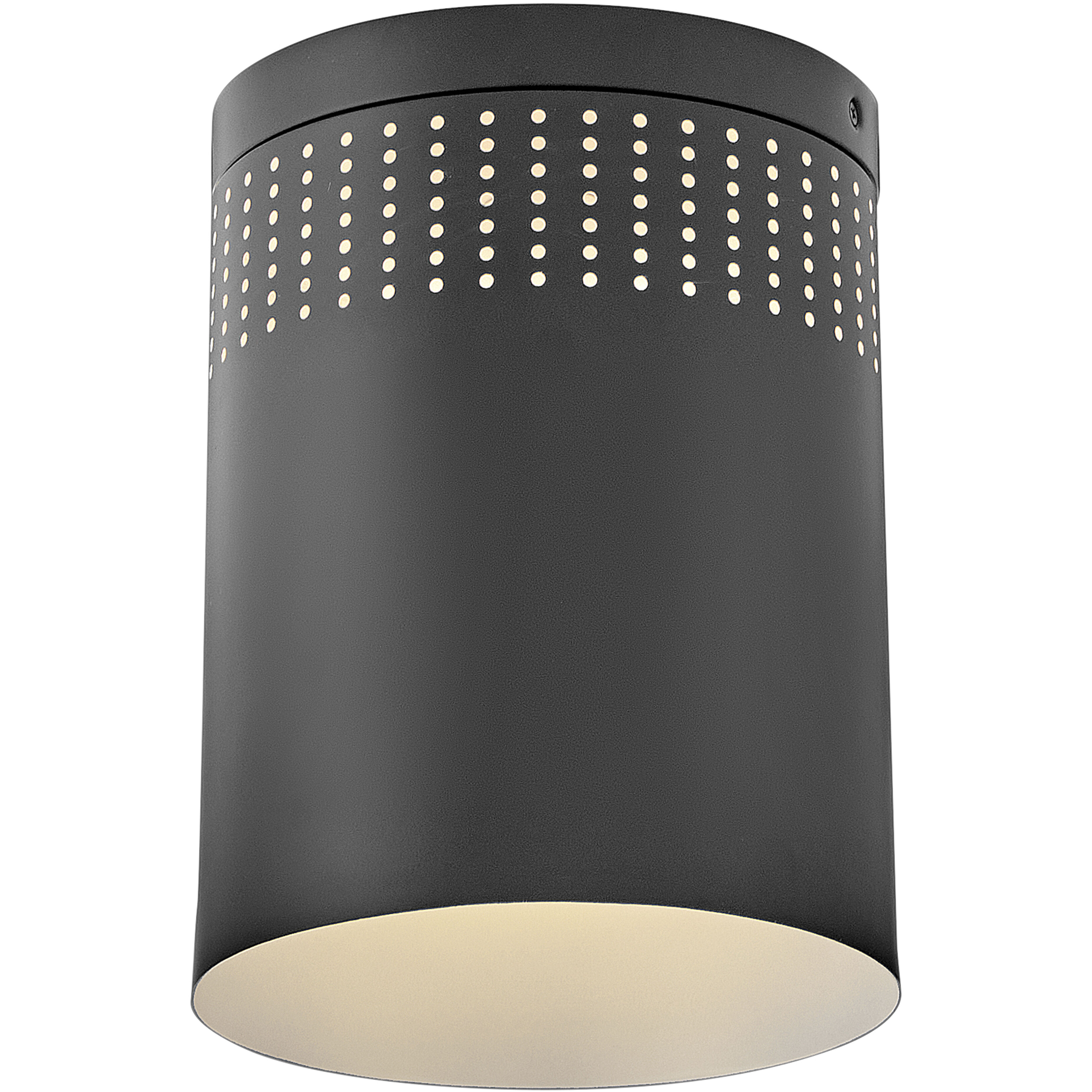 Casey 1 Light 7.5 inch Black Flush Mount Ceiling Light