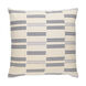 Lina 18 X 18 inch Beige and Charcoal Throw Pillow