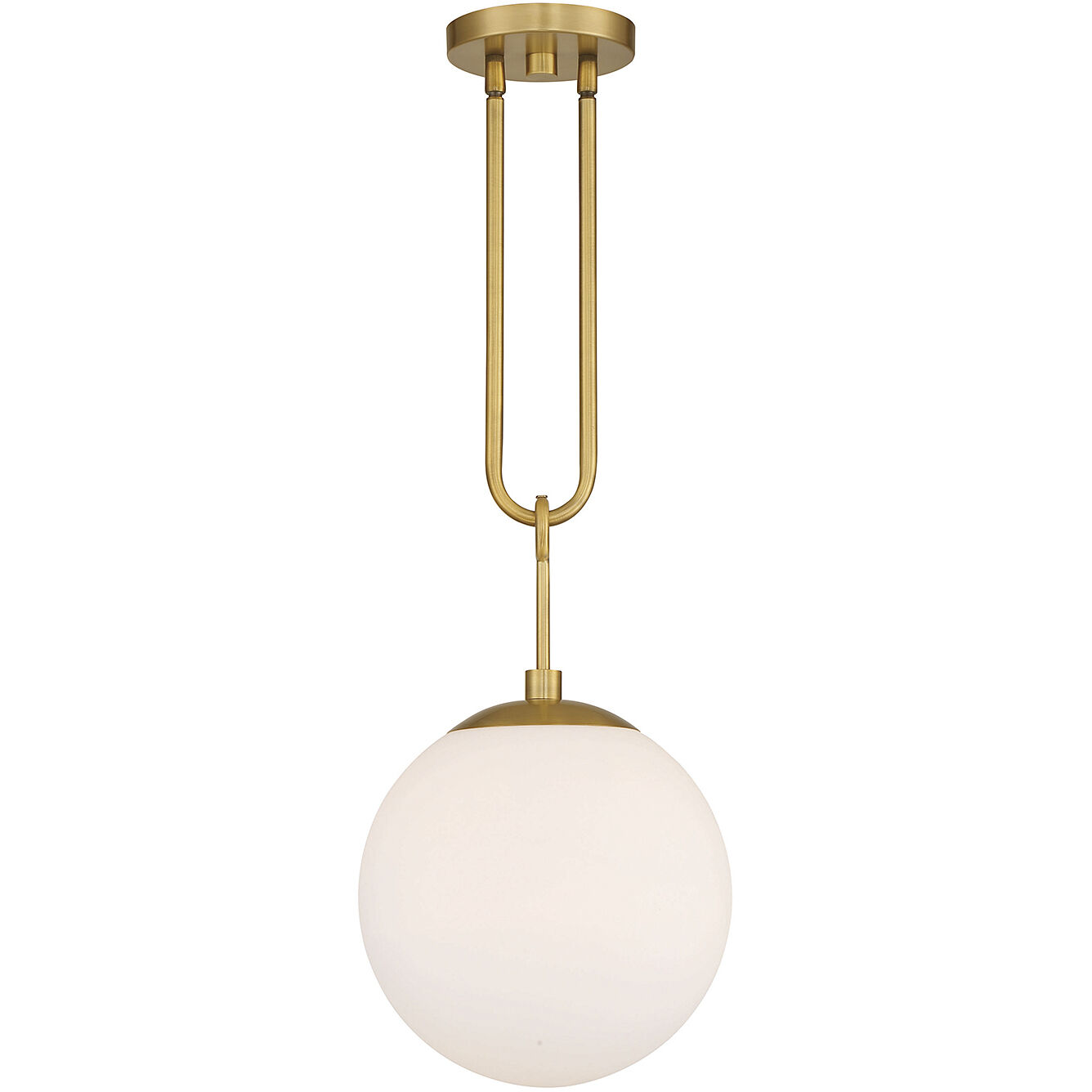 Becker 1 Light 10 inch Warm Brass Pendant Ceiling Light, Essentials