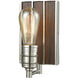 Brookweiler 1 Light 5 inch Polished Nickel Vanity Light Wall Light