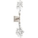 Blossom LED 5.6 inch Beige Silver Indoor Sconce Wall Light in Metallic Beige Silver, 2700K LED, Double