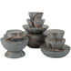 Marbleized Marbleized Gray Stacking Box, Set of 3