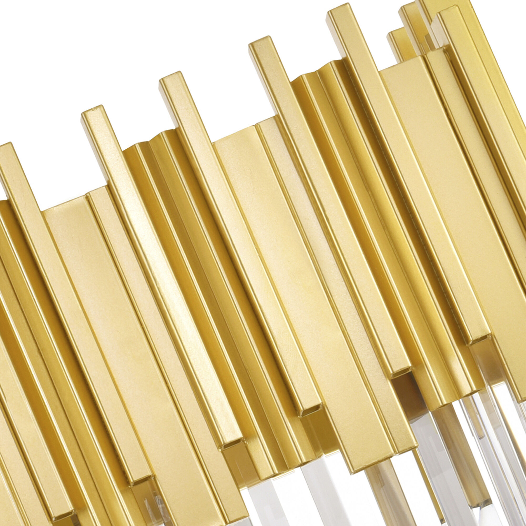 Deco 3 Light 17 inch Medallion Gold Vanity Light Wall Light