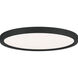 Outskirts 15 inch Earth Black Flush Mount Ceiling Light
