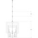 Middleton 8 Light 45 inch Contemporary Silver Leaf Chandelier Ceiling Light, Grande