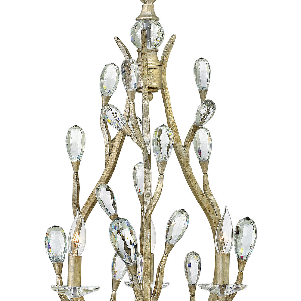Eve LED 18.5 inch Champagne Gold Chandelier Ceiling Light