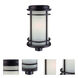 La Mirage 1 Light 21 inch Winchester Exterior Post Lantern
