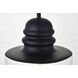 Kenna 1 Light 7 inch Black Pendant Ceiling Light