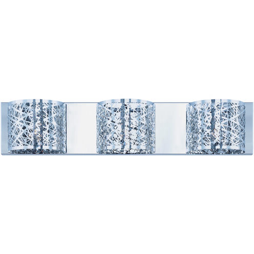 Inca 3 Light 24 inch Polished Chrome Bath Vanity Light Wall Light
