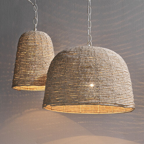 Canal 1 Light 12 inch Natural Pendant Ceiling Light