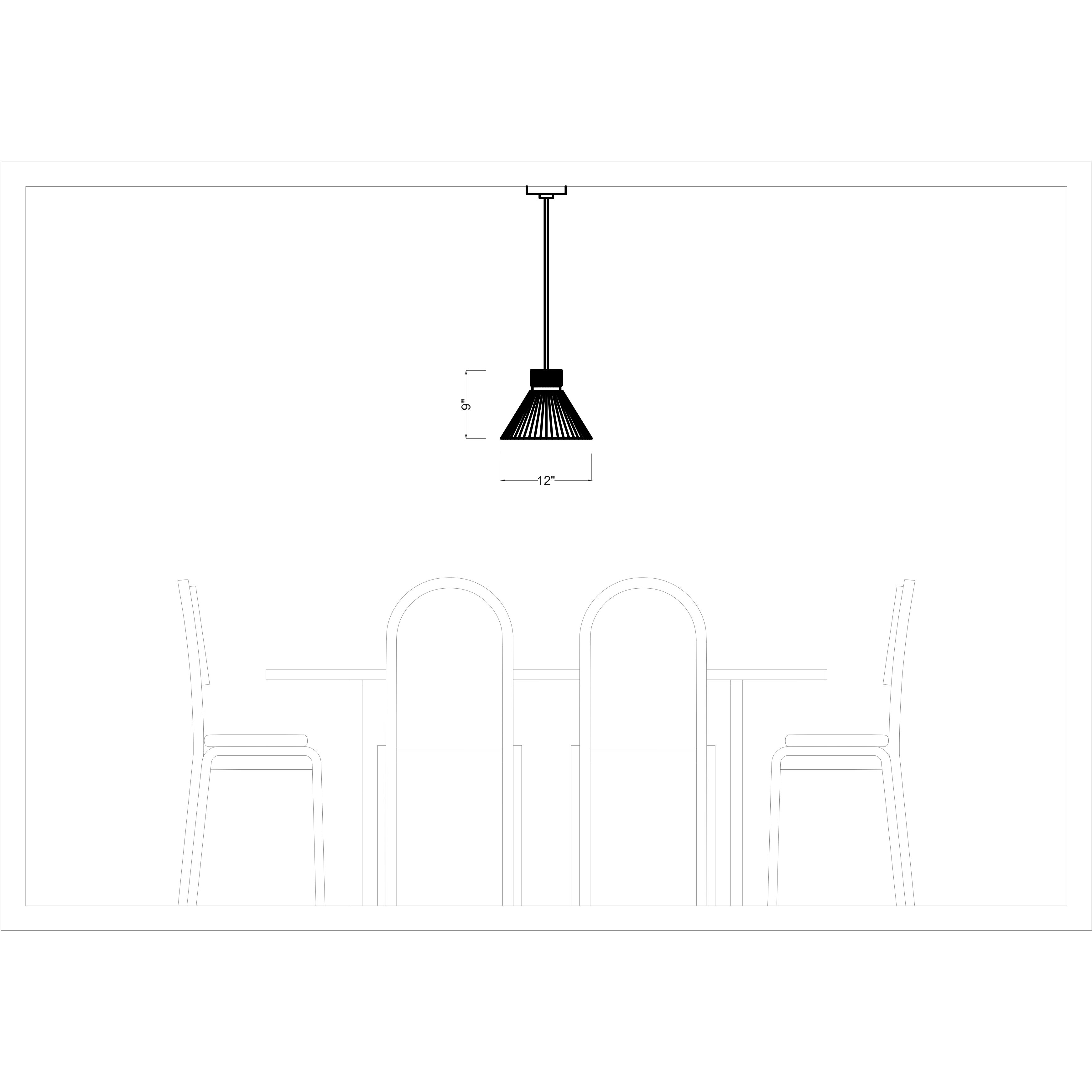 Drew & Jonathan Liouet 1 Light 12 inch Brushed Nickel Pendant Ceiling Light, Medium