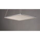 Wafer LED LED 15 inch Satin Nickel Single Pendant Ceiling Light