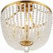 Rylee 4 Light 16.5 inch Antique Gold Semi Flush Ceiling Light