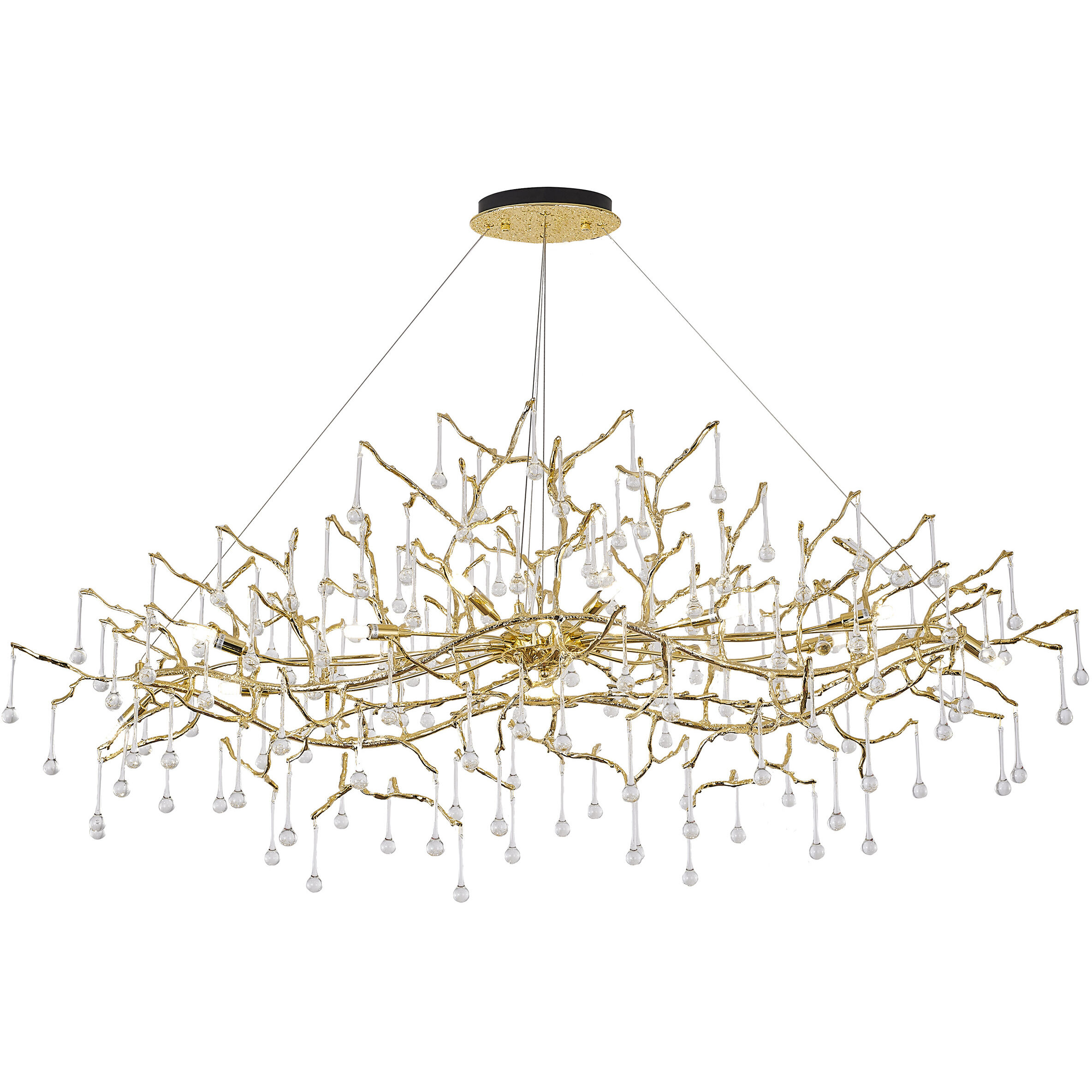 Canada 14 Light 23.5 inch Gold Chandelier Ceiling Light