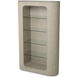 Bogota Washed Oak Veneer Display Cabinet