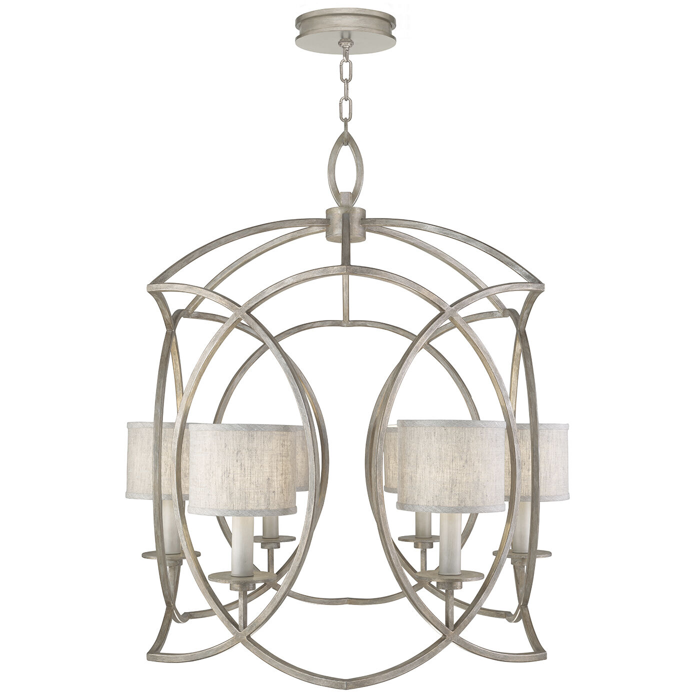 Cienfuegos 6 Light 30.5 inch Gray Chandelier Ceiling Light